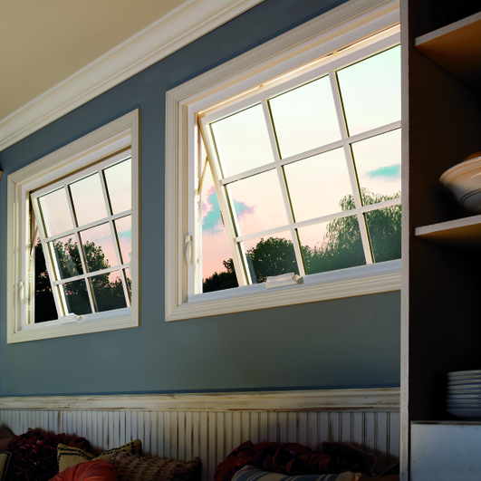 Denver home with awning windows.